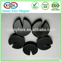 black epoxy half round magnet
